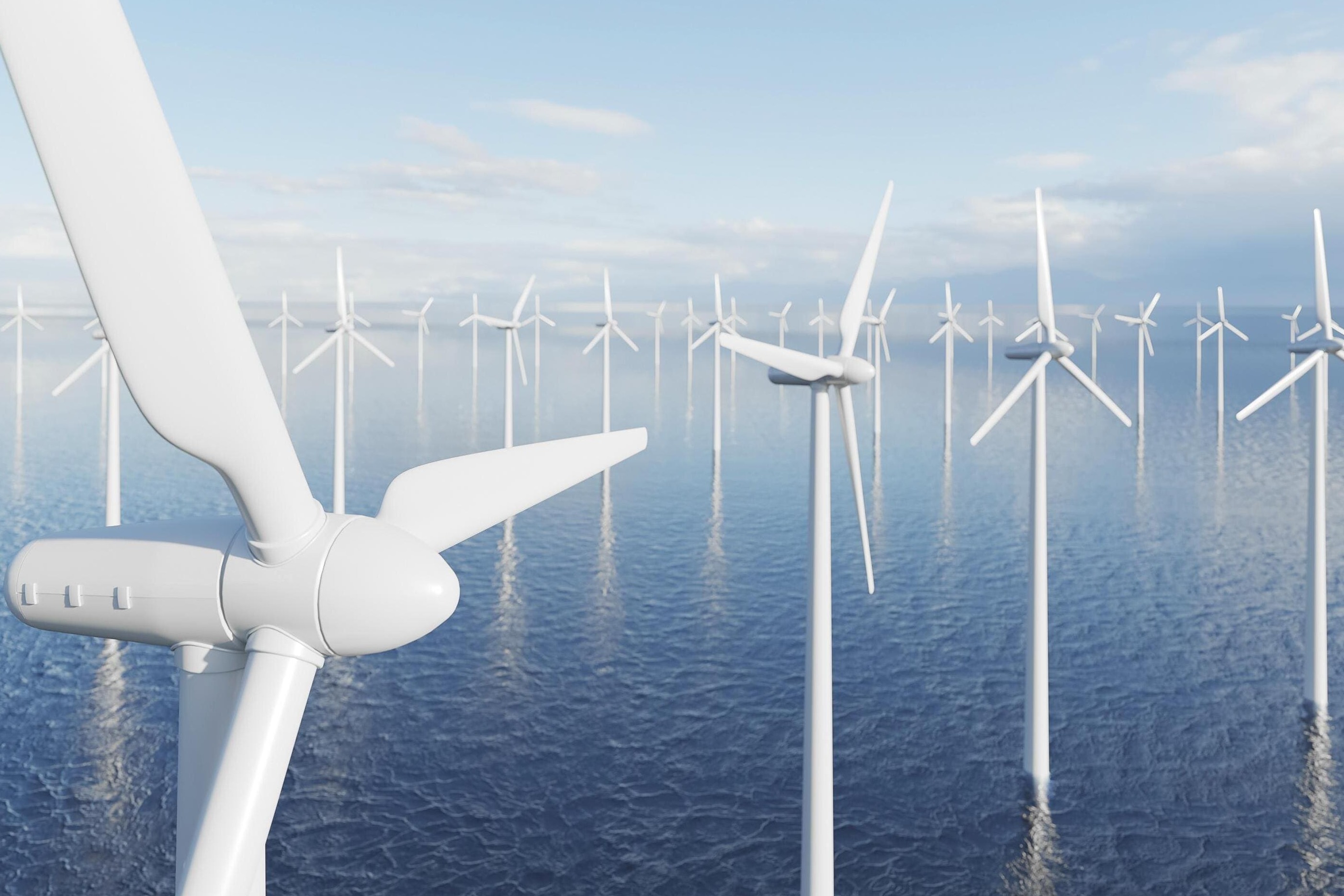 離岸風電示意圖